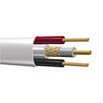 Кабель для видеонаблюдения КВК-В-1,5 2x0.50 мм2 75 Ом (белый) Кабель для видеонаблюдения КВК-В-1,5 2x0.50 мм2 75 Ом (белый)